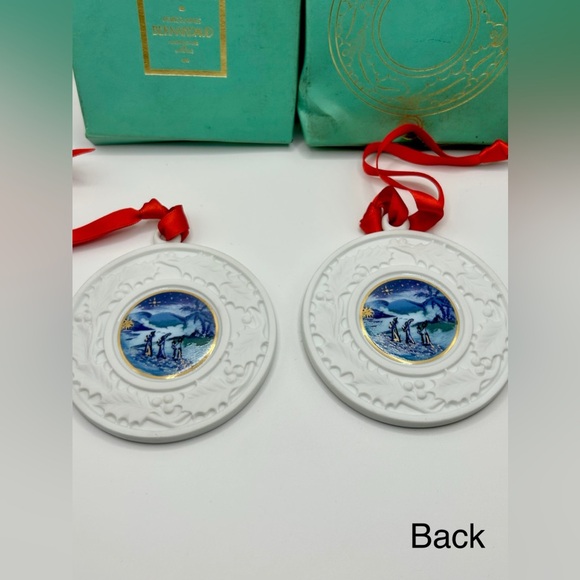 Bernardaud Limoges Porcelain Christmas Ornament Bundle – Set of 5 with Boxes - Picture 16 of 16